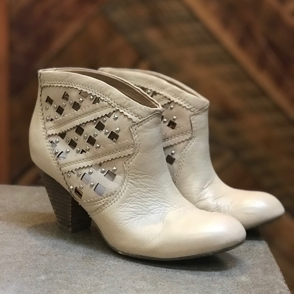 Nude Booties by Carlos Santana